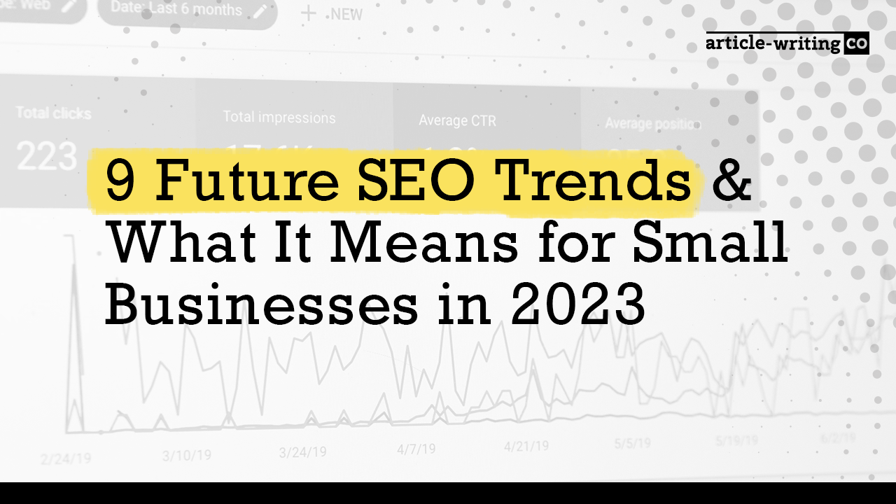 SEO trends for small businesses