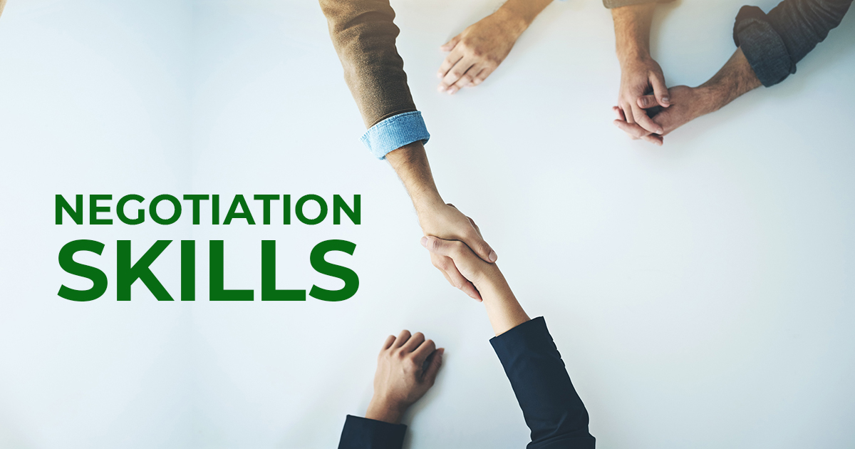 Negotiation skills training program