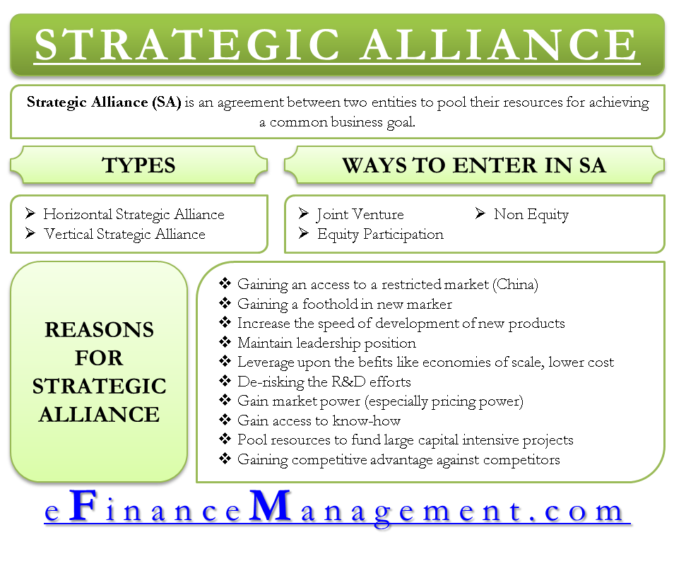 Strategic alliances equity types slideshare